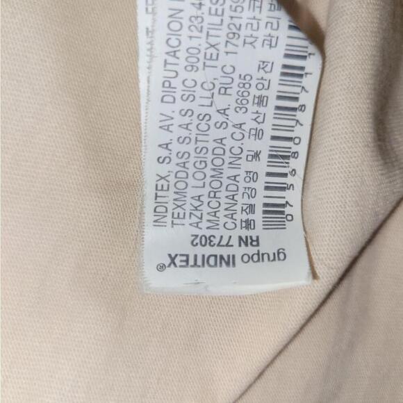 Women's Zara Floral Blouse - Size S - Peach - Picture 6 of 7